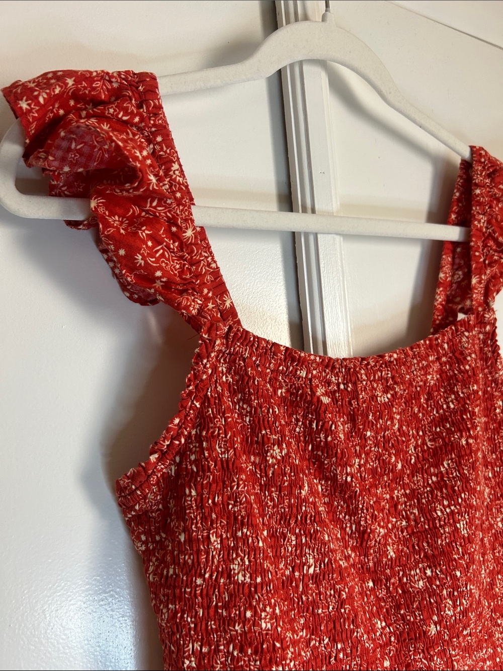 Madewell Floral Ruffle Tank - Picture 4 of 7